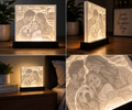 Custom Photo Lithophane – 4" × 6"